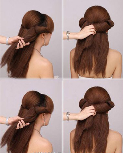 端庄优雅的韩式新娘盘发,新乡哪教韩式新娘盘发