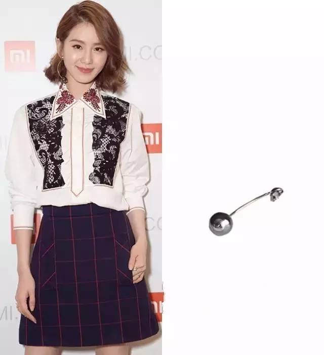 刘涛同款星星耳饰,刘涛同款珍珠耳环