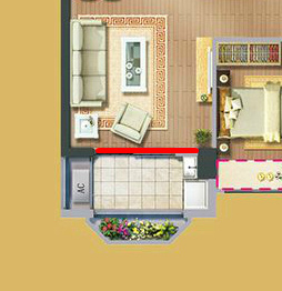 阳光城檀悦83平效果图,阳光城檀悦复式设计方案