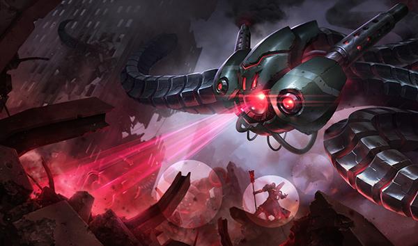 剁手*党**推荐:英雄联盟里酷炫主题机甲风皮肤。