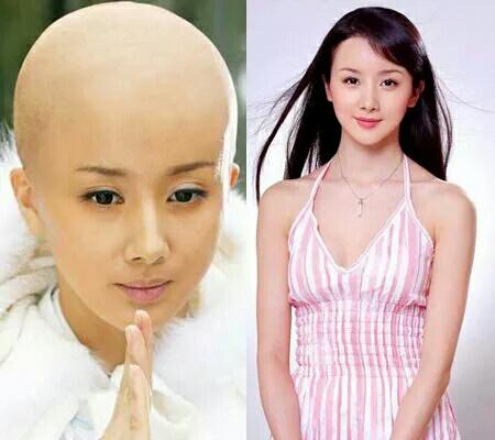 25位女明星古装照,10位女星光头造型