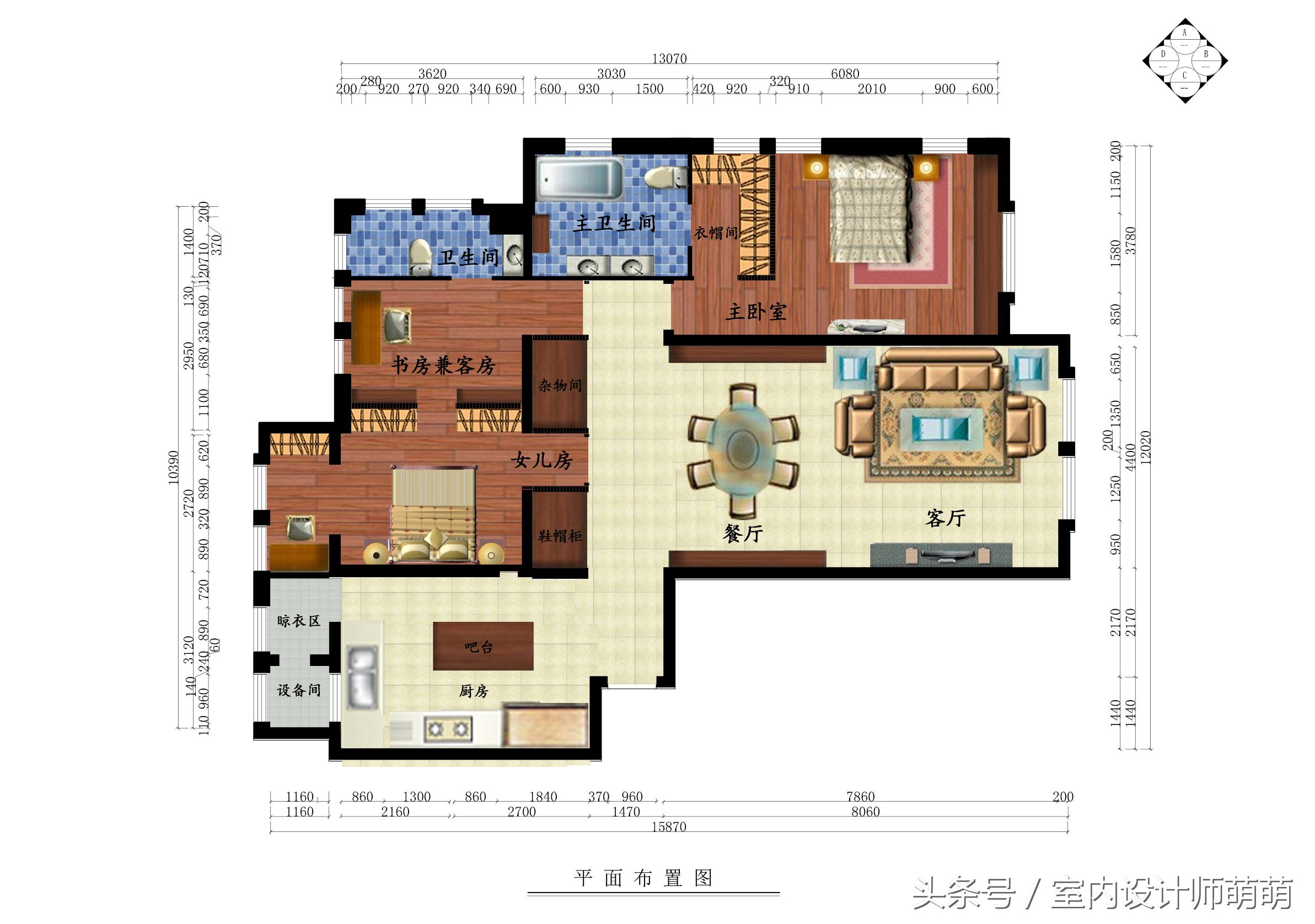 金色轻奢风格全屋搭配,玫瑰金轻奢风个性风格