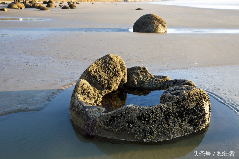 摩拉基大圆石,摩拉基大圆石沙滩