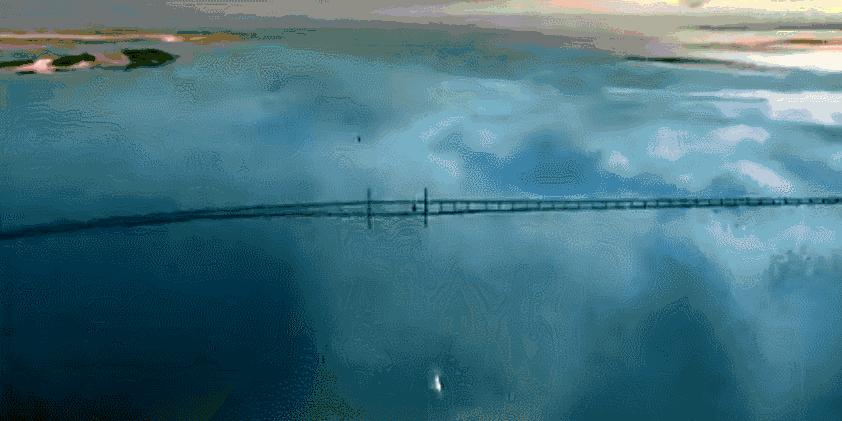 跨海大桥最震撼视频,亲身体验世界最长跨海大桥