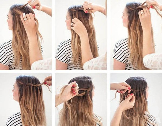 气质仙女编发不妨学一下,适合学生党的仙女编发中短发简单