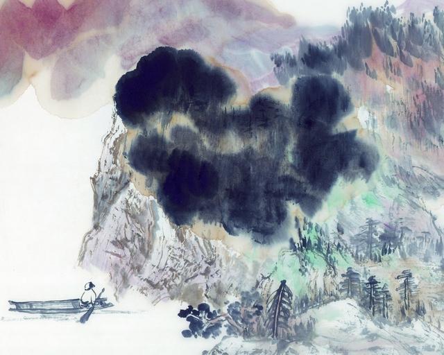 水墨山水画欣赏大全,水墨山水画欣赏贾又福