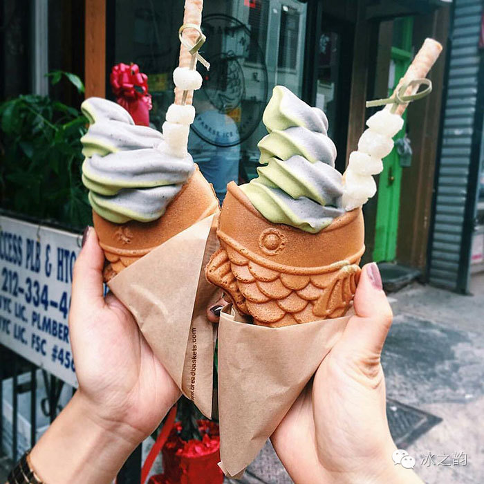 ins超火鲷鱼烧冰淇淋就在北京路,鲷鱼烧冰淇淋哪个口味好吃