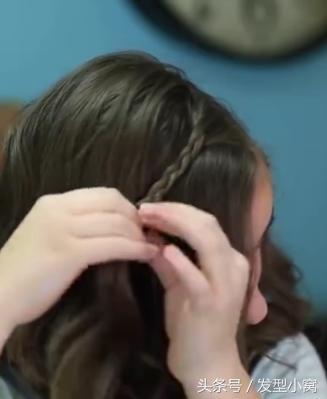 带刘海简单编发长发适合手残党,无刘海手残党编发中短发