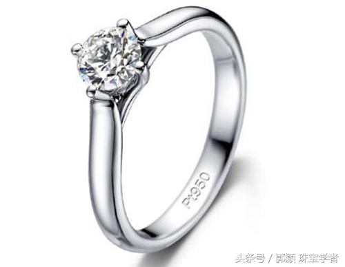 50分钻戒用铂金还是18k做戒托合适,钻戒戒托选18k黄金和18k白金