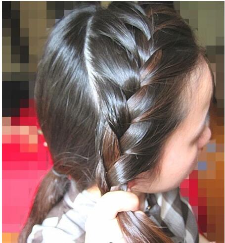 鱼尾麻花辫编发教程,辫鱼尾发简单教程