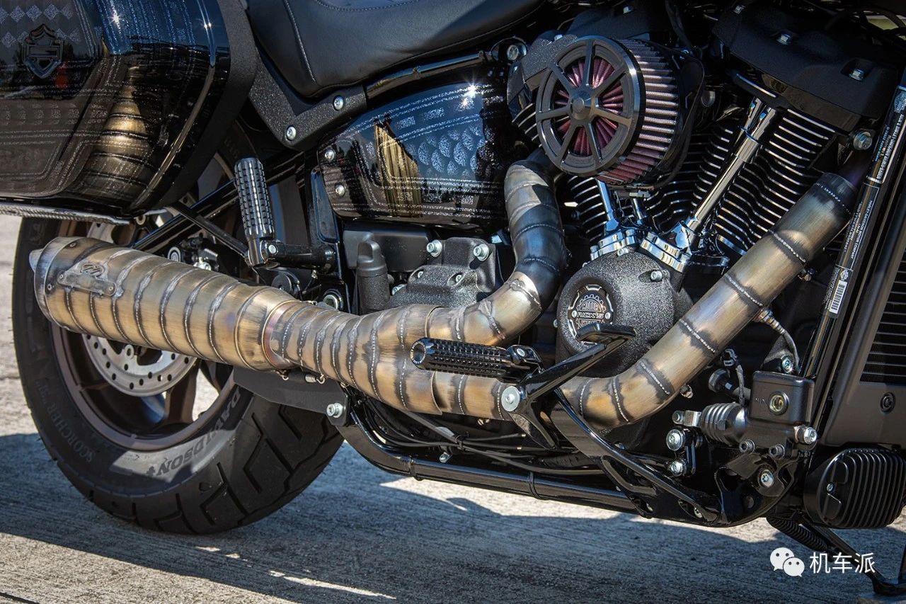 哈雷路威改装clubstyle,哈雷路威复古改装案例