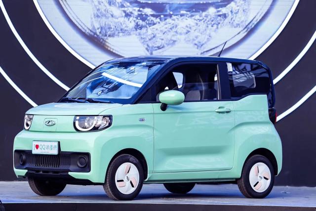 萌萌哒小型电车,小型萌萌的电动车