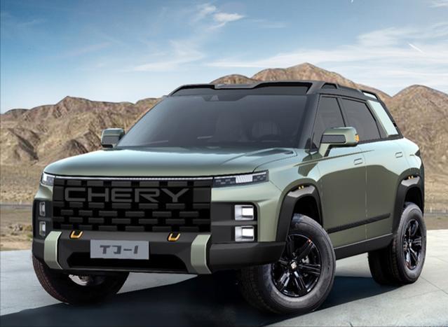 捷途t-1量产版实车曝光外观,捷途硬派suvt-1量产版官图发布