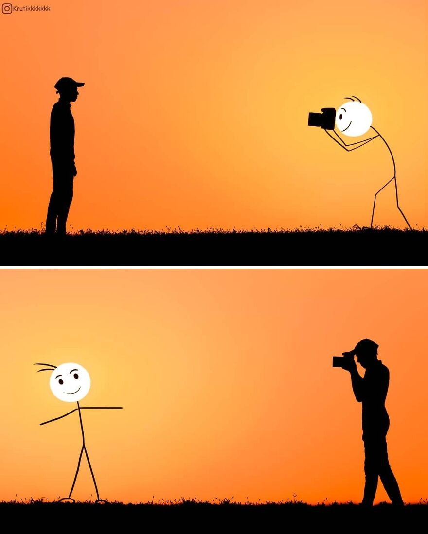 这名创意摄影师，为拍摄夕阳而疯狂！唯美作品令人着迷