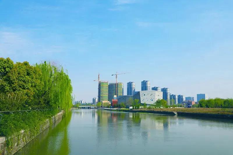 钱塘江滨水绿廊,滨江区钱塘江景观