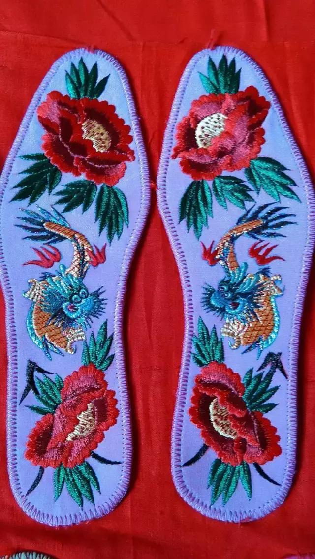 指尖飞舞鞋垫,100款惊艳手工鞋垫