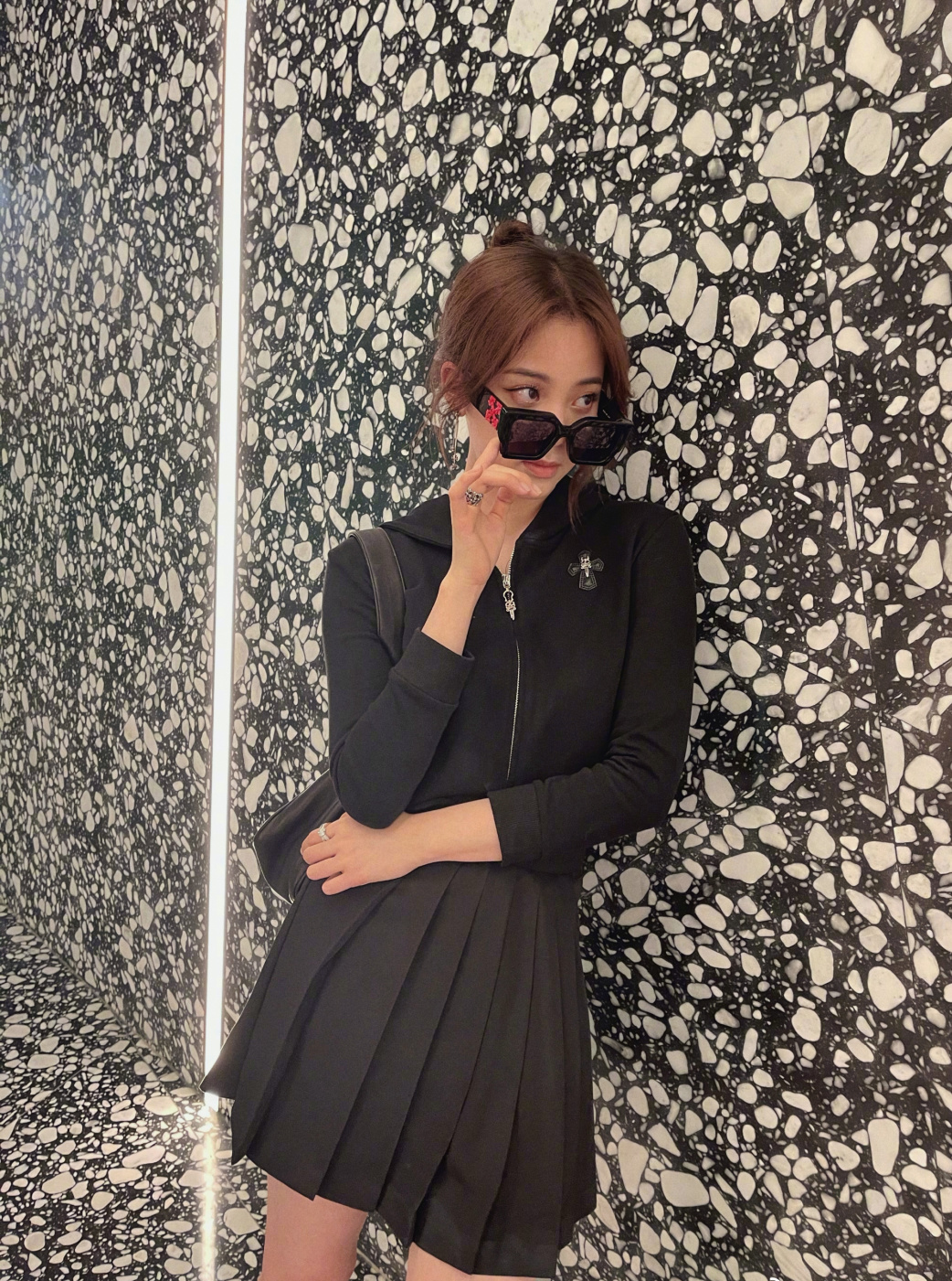 欧阳娜娜的清爽穿搭,欧阳娜娜夏日穿搭美图