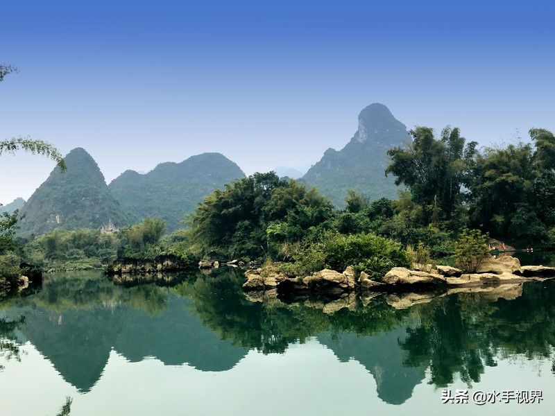 广西大新黑水河湿地,广西大新黑水河风光