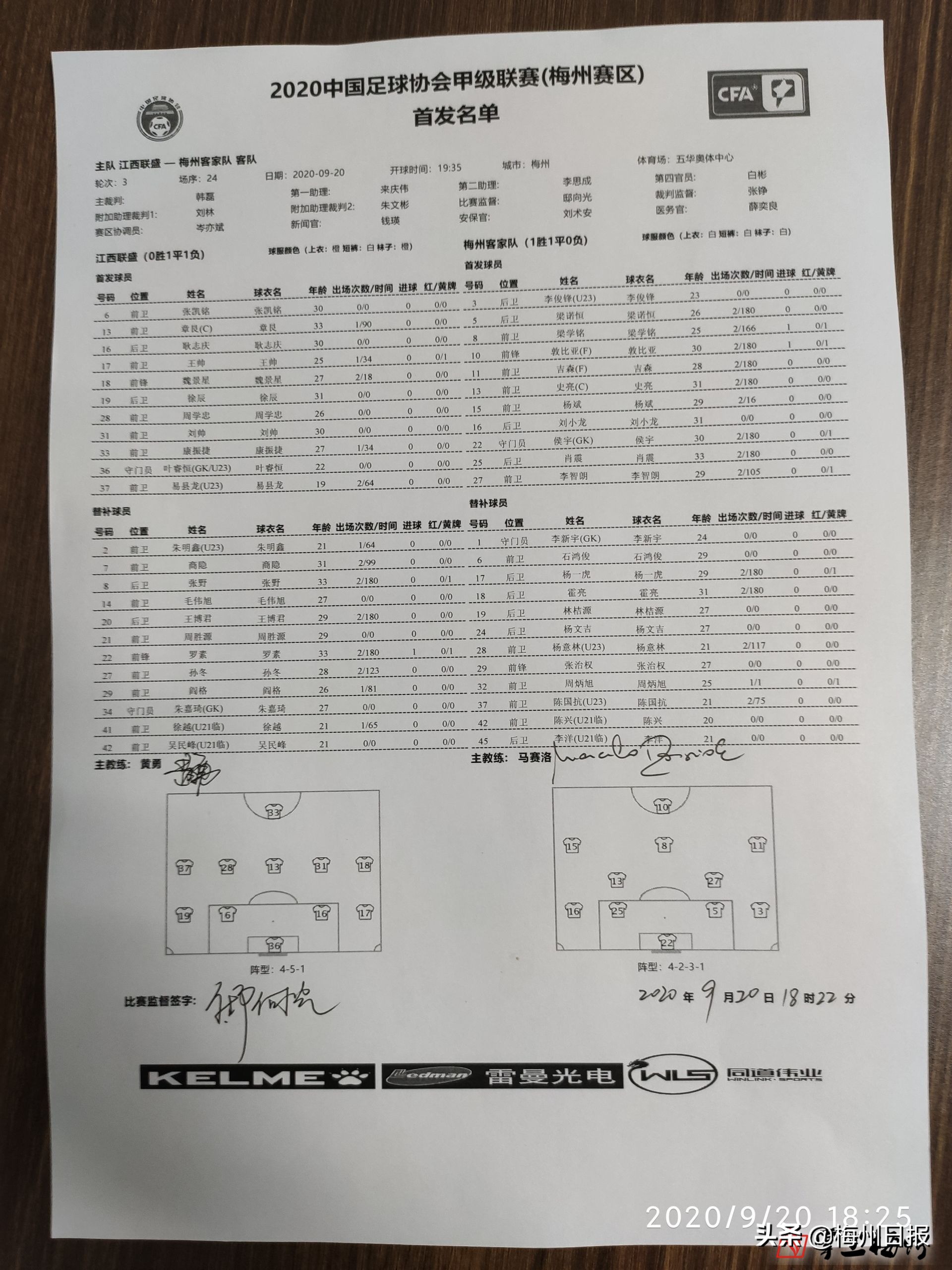 中甲最新积分榜江西联盛,梅州客家拒绝连败重夺中甲榜首