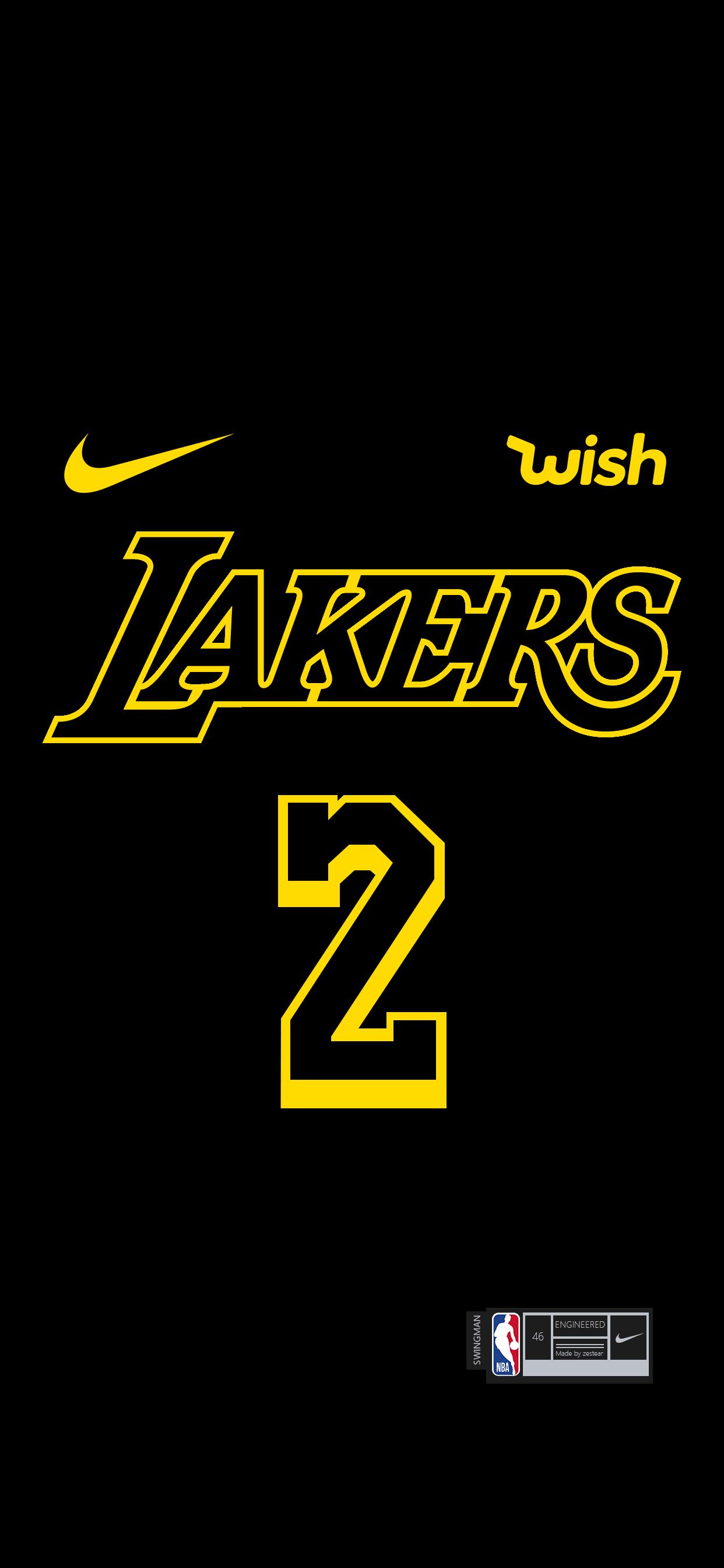 【NBA壁纸控】珍藏了多年的湖人球衣壁纸，你想要吗？