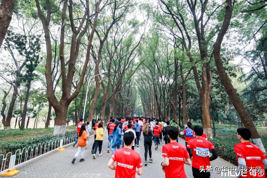 校园马拉松感受青春力量,在教室看同学田径比赛