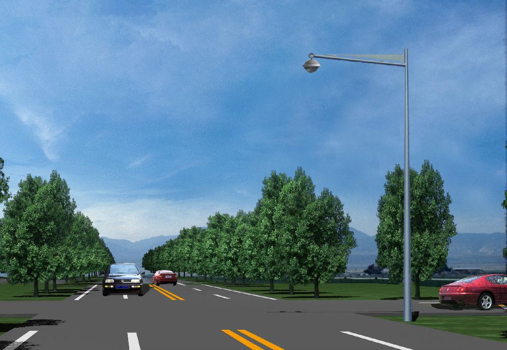 室外立杆监控怎么拉线,监控立杆样式