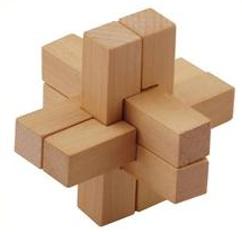 六根孔明锁的拆装方法,六根孔明锁