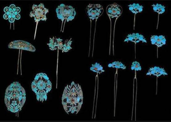 商代妇好墓出土调色器图片,商代妇好墓有弓形器吗