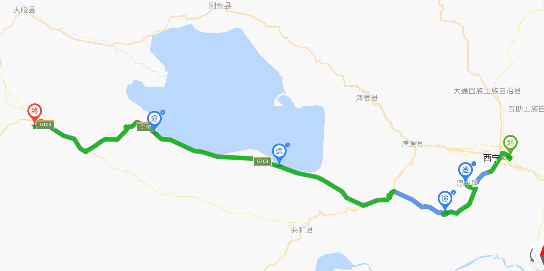 青海湖自驾旅游线路攻略图,从南京出发去青海湖自驾游攻略