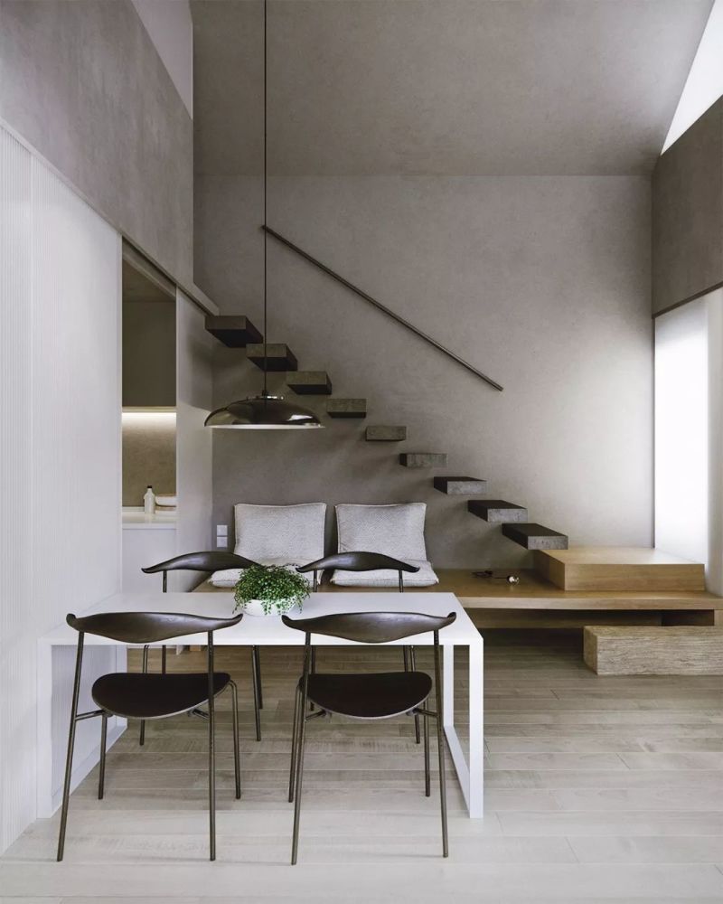 45层楼梯设计,45平方跃层楼梯设计