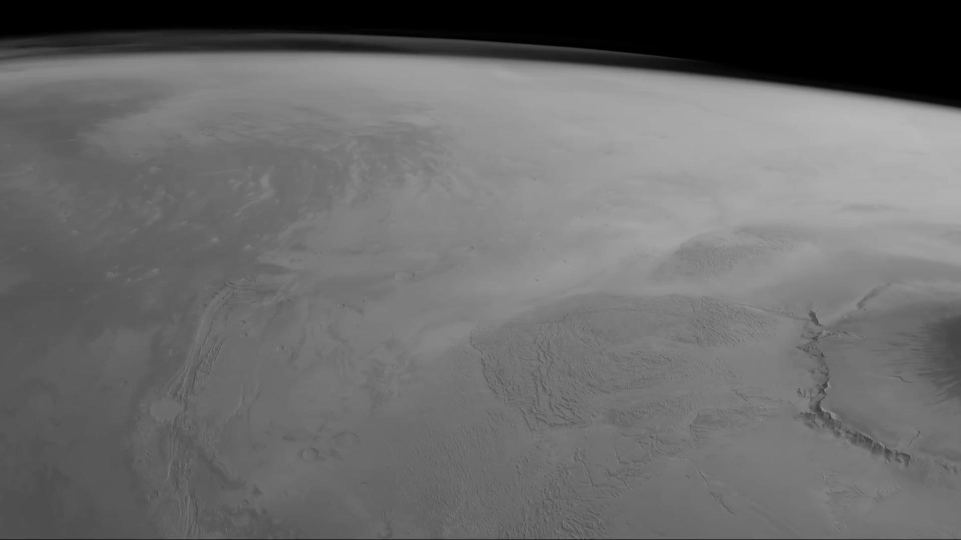 5500万公里外：中国祝融号拍摄的真实火星影像，一片荒凉