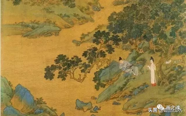 历代名家青绿山水画作品,历代青山绿水经典国画精品欣赏