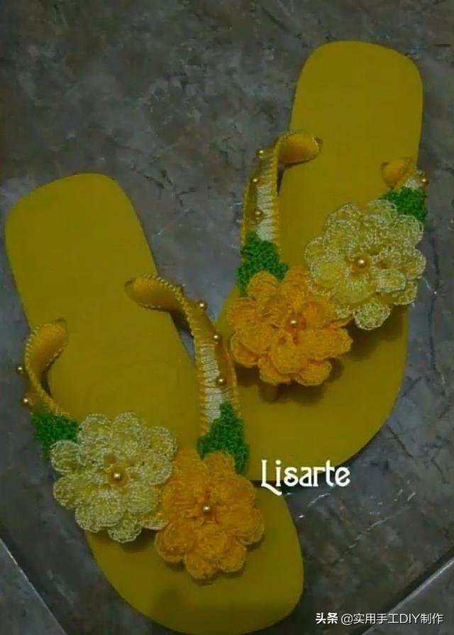 针织作品70款简约,手工针织凉鞋花样图