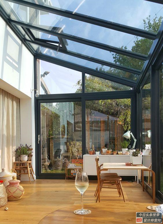 别墅庭院阳光房2023最新款设计,庭院阳光房设计