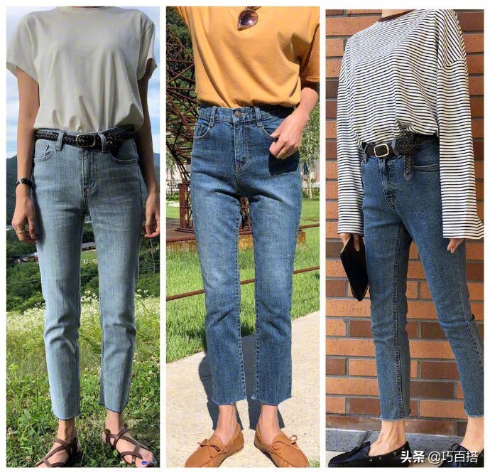 牛仔裤最简单的搭配,夏天的各款牛仔裤最佳搭配