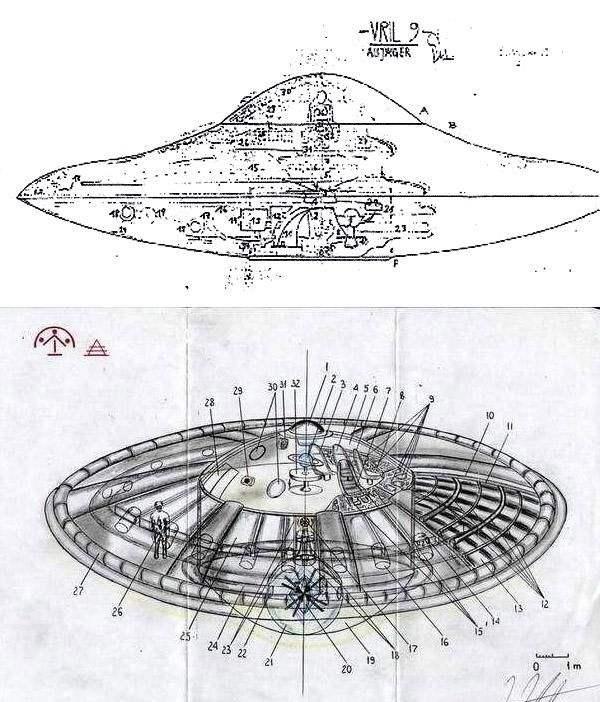 纳粹实验飞碟的视频,二战德国黑科技悬浮飞行器