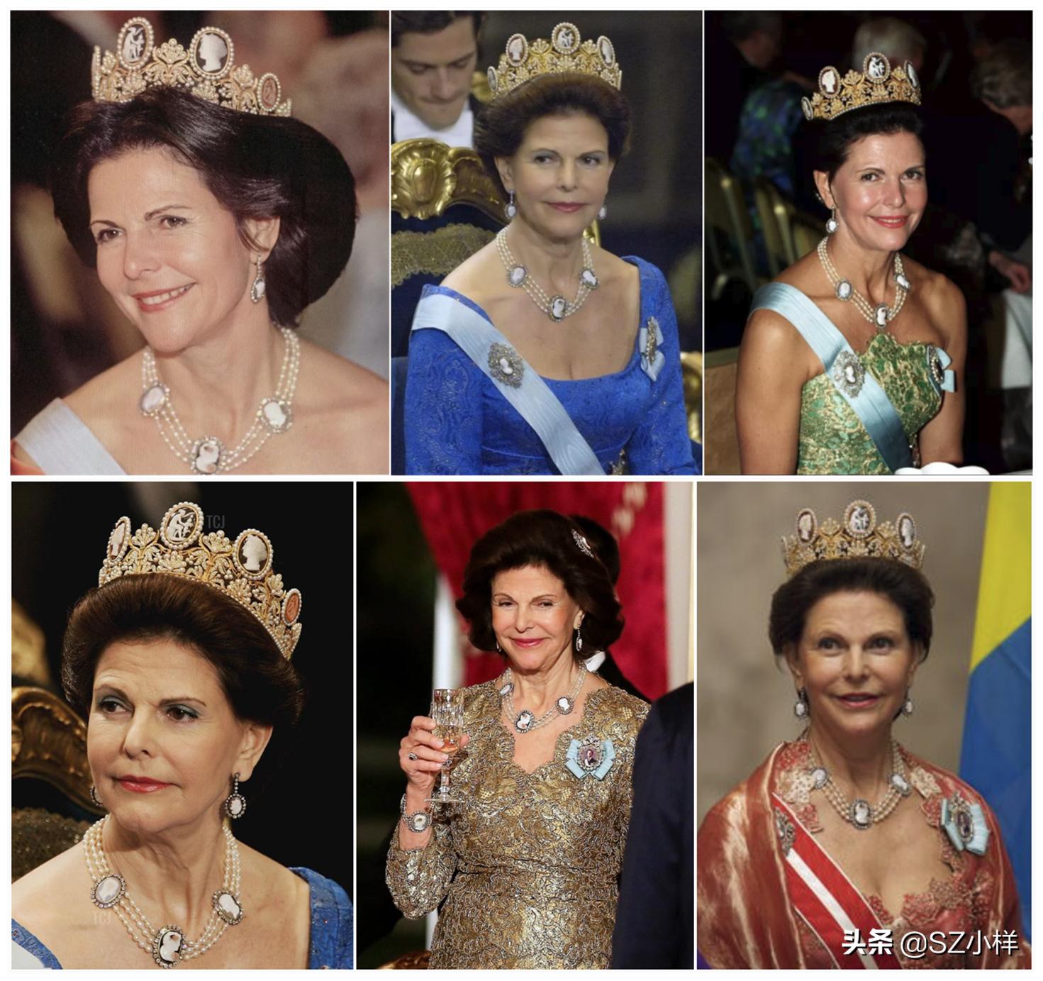 欧洲各国王室珠宝富贵逼人,瑞典王室丹麦王室珠宝