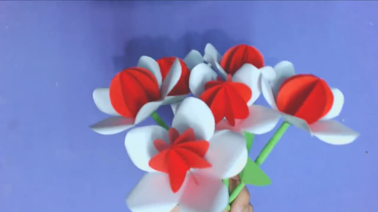 纸艺花卉制作教程,纸艺花卉教程褶皱纸荷花