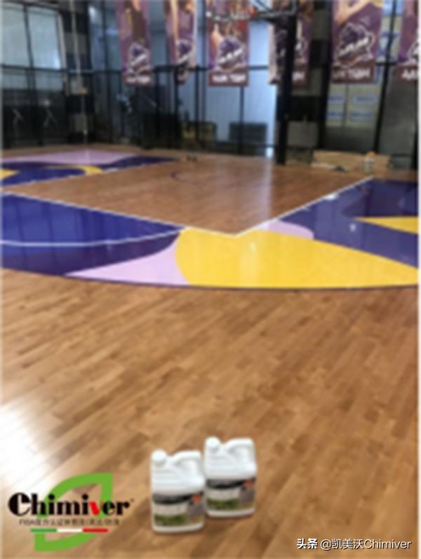 运动木地板彩漆,运动木地板漆施工视频