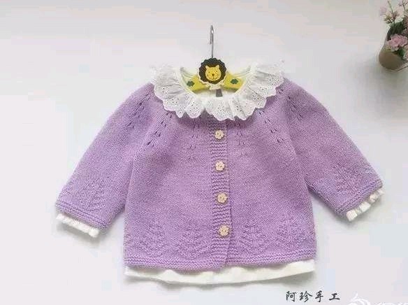 婴儿毛衣从上往下织视频,从上往下织婴儿套衫