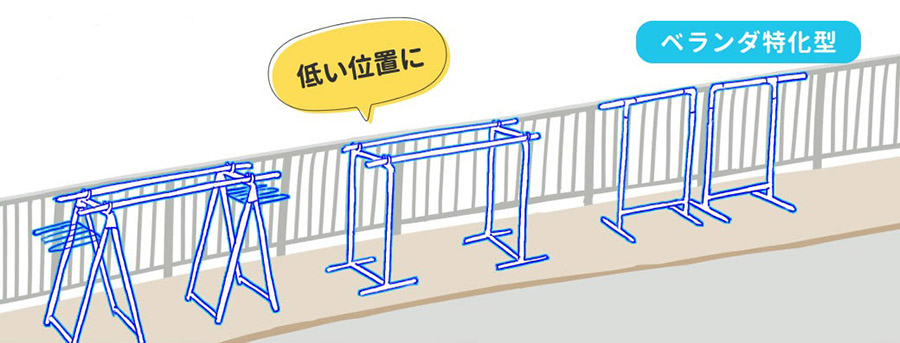 日式小型阳台晾衣,阳台晾衣就用它