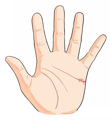 最命苦的手相手型,手中间一条直纹是什么手相