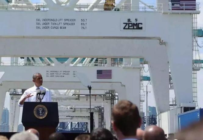 美国港口对中国造起重机很放心,中国造港口