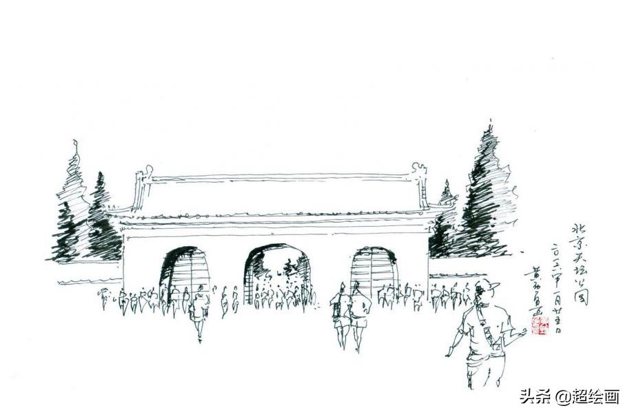 十大顶级钢笔画速写,钢笔速写100幅图片