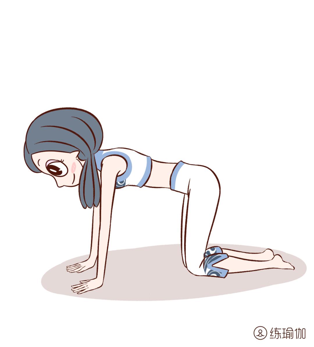 瑜伽下犬式的正确方法,瑜伽下犬式的发力点在哪里