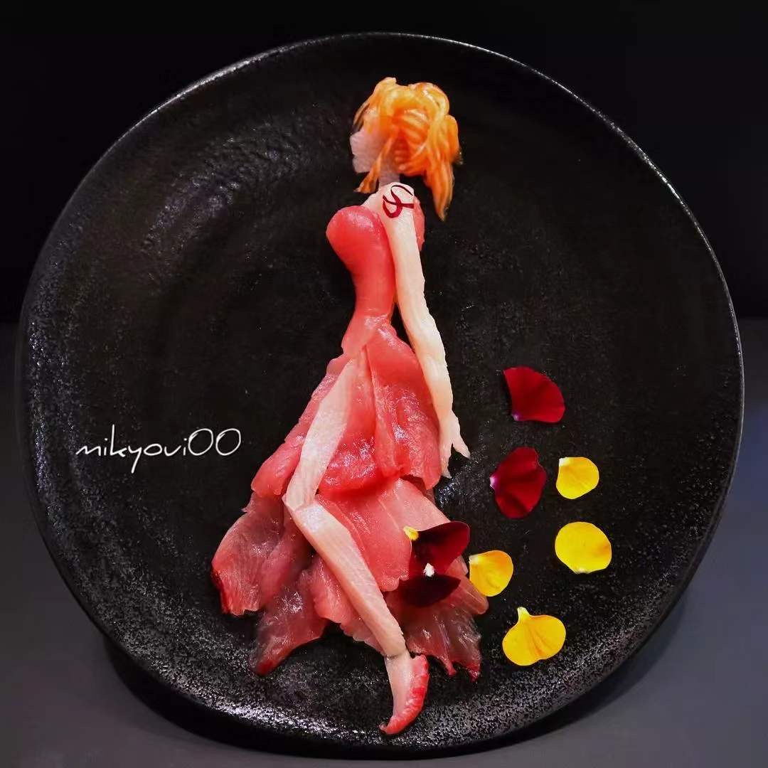 澳龙刺身摆盘制作视频,刺身制作视频创意摆盘