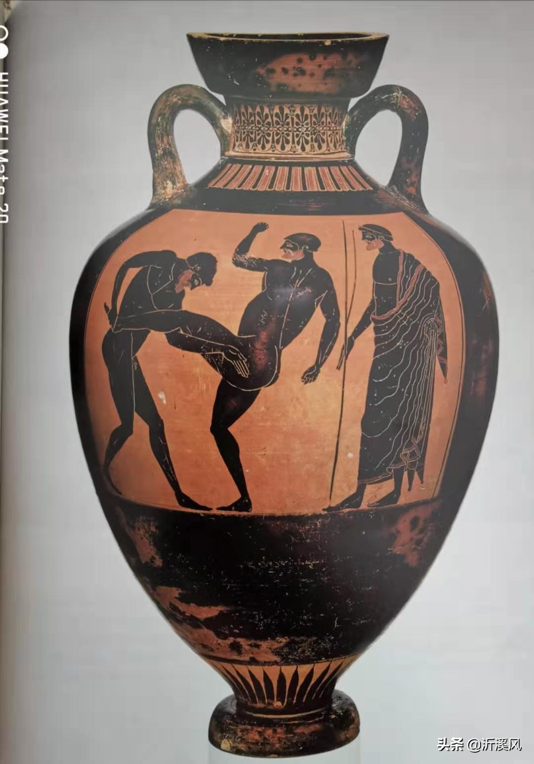 国宝级陶瓶图片欣赏,古希腊陶瓶几何风格