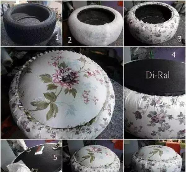 旧轮胎千万别扔变废为宝,旧轮胎不割怎么样做花盆