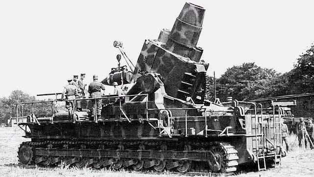 德国二战做了几门卡尔臼炮,二战德军卡尔臼炮坦克