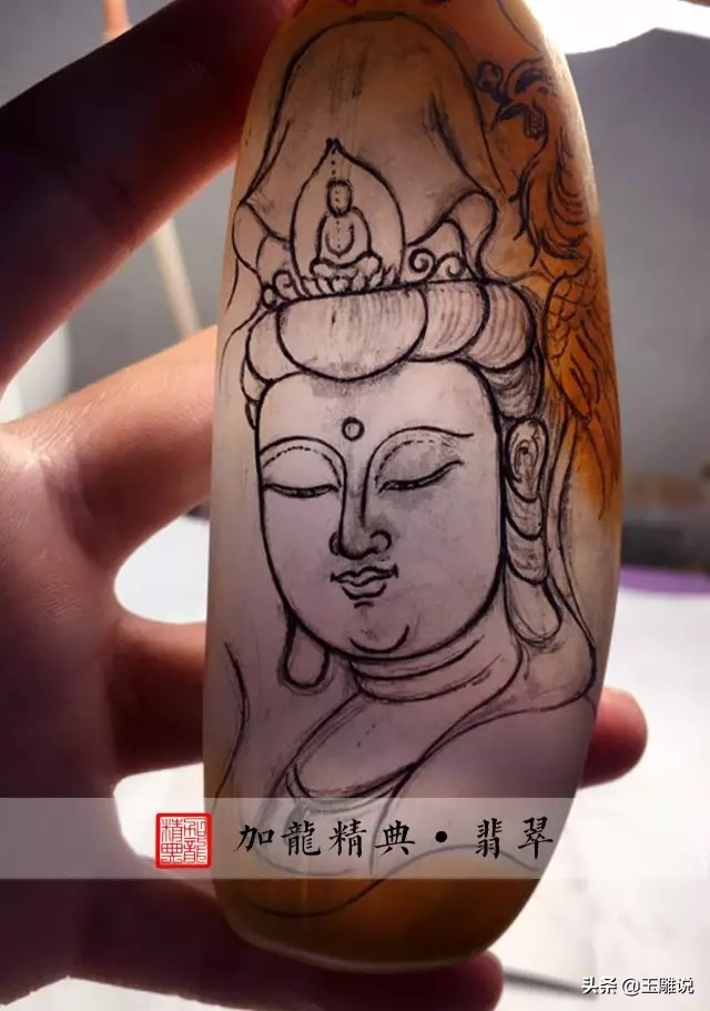 仿古翡翠玉雕设计初学,玉雕翡翠如何做细